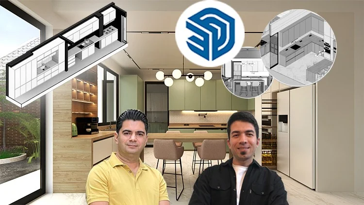 Kitchen Design – Cabinets, Details and Rendering